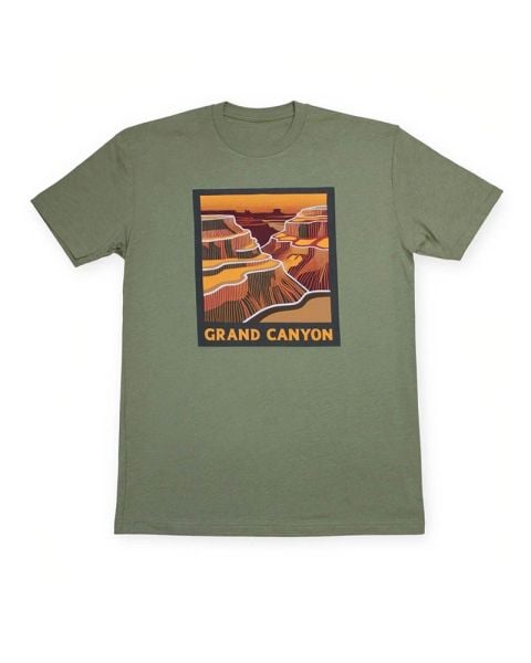 Grand Canyon Abstract Map T-Shirt