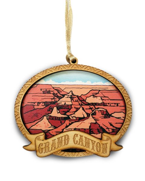 Grand Canyon Scenic Laser Cut Ornament