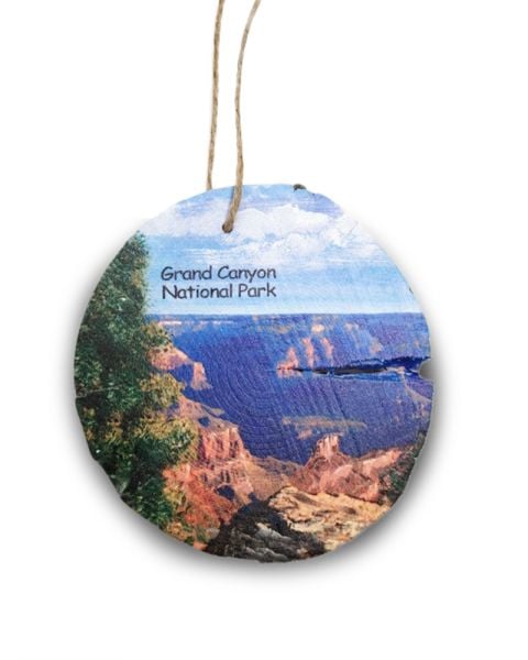 Grand Canyon Scenic Wooden Ornament