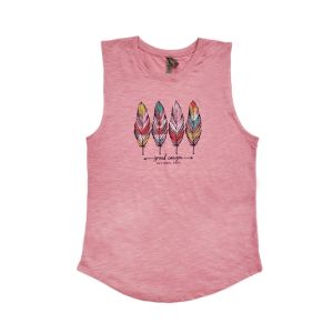Abstract Feathers Tank Top