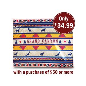Grand Canyon Sherpa Backed Throw