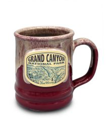 Grand Canyon Burgundy Pottery Mug
