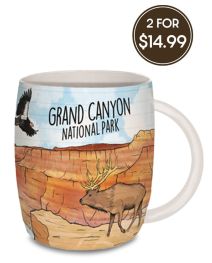 Grand Canyon Elk & Mule Mug