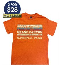 Grand Canyon Southwest Vintage Orange T-Shirt