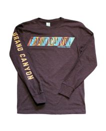 Grand Canyon Diagonal Line Long Sleeve T-Shirt